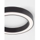CCT Dimmable Sandy White Aluminium & Acrylic LED 48 Watt 230 Volt 3730Lm 2700K - 4000K IP20 Remote Control Included D1: 60 D2: