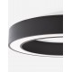 CCT Dimmable Sandy White Aluminium & Acrylic LED 48 Watt 230 Volt 3730Lm 2700K - 4000K IP20 Remote Control Included D1: 60 D2: