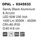 CCT Dimmable Sandy White Aluminium & Acrylic LED 48 Watt 230 Volt 3730Lm 2700K - 4000K IP20 Remote Control Included D1: 60 D2: