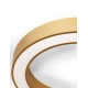 CCT Dimmable Brass Gold Aluminium & Acrylic LED 48 Watt 230 Volt 3730Lm 2700K - 4000K IP20 Remote Control Included D1: 60 D2: 