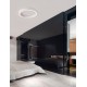 CCT Dimmable Sandy Black Aluminium & Acrylic LED 48 Watt 230 Volt 3730Lm 2700K - 4000K IP20 Remote Control Included D1: 60 D2: