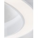 CCT Dimmable Sandy Black Aluminium & Acrylic LED 48 Watt 230 Volt 3730Lm 2700K - 4000K IP20 Remote Control Included D1: 60 D2: