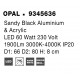CCT Dimmable Sandy White Aluminium & Acrylic LED 48 Watt 230 Volt 3730Lm 2700K - 4000K IP20 Remote Control Included D1: 60 D2: