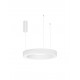 CCT Dimmable Sandy White Aluminium & Acrylic LED 48 Watt 230 Volt 3268Lm 2700K - 4000K IP20 Remote Control Included D: 60 H: 2
