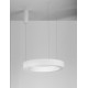 CCT Dimmable Sandy White Aluminium & Acrylic LED 48 Watt 230 Volt 3268Lm 2700K - 4000K IP20 Remote Control Included D: 60 H: 2