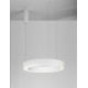 CCT Dimmable Sandy White Aluminium & Acrylic LED 48 Watt 230 Volt 3268Lm 2700K - 4000K IP20 Remote Control Included D: 60 H: 2