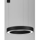 CCT Dimmable Sandy Black Aluminium & Acrylic LED 48 Watt 230 Volt 3268Lm 2700K - 4000K IP20 Remote Control Included D: 60 H: 2