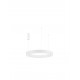 CCT Dimmable Sandy White Aluminium & Acrylic LED 59 Watt 230 Volt 4076Lm 2700K - 4000K IP20 Remote Control Included D: 80 H:
