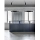 CCT Dimmable Sandy Black Aluminium & Acrylic LED 59 Watt 230 Volt 4076Lm 2700K - 4000K IP20 Remote Control Included D: 80 H: