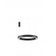 CCT Dimmable Sandy Black Aluminium & Acrylic LED 59 Watt 230 Volt 4076Lm 2700K - 4000K IP20 Remote Control Included D: 80 H: