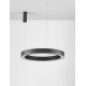 CCT Dimmable Sandy Black Aluminium & Acrylic LED 59 Watt 230 Volt 4076Lm 2700K - 4000K IP20 Remote Control Included D: 80 H: