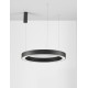 CCT Dimmable Sandy Black Aluminium & Acrylic LED 59 Watt 230 Volt 4076Lm 2700K - 4000K IP20 Remote Control Included D: 80 H: