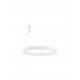 CCT Dimmable Sandy White Aluminium & Acrylic LED 80 Watt 230 Volt 4373Lm 2700K - 4000K IP20 Remote Control Included D: 100 