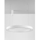 CCT Dimmable Sandy White Aluminium & Acrylic LED 80 Watt 230 Volt 4373Lm 2700K - 4000K IP20 Remote Control Included D: 100 