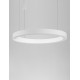 CCT Dimmable Sandy White Aluminium & Acrylic LED 80 Watt 230 Volt 4373Lm 2700K - 4000K IP20 Remote Control Included D: 100 