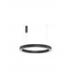 CCT Dimmable Sandy Black Aluminium & Acrylic LED 80 Watt 230 Volt 4373Lm 2700K - 4000K IP20 Remote Control Included D: 100 