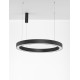 CCT Dimmable Sandy Black Aluminium & Acrylic LED 80 Watt 230 Volt 4373Lm 2700K - 4000K IP20 Remote Control Included D: 100 