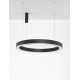 CCT Dimmable Sandy Black Aluminium & Acrylic LED 80 Watt 230 Volt 4373Lm 2700K - 4000K IP20 Remote Control Included D: 100 