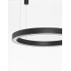 CCT Dimmable Sandy Black Aluminium & Acrylic LED 80 Watt 230 Volt 4373Lm 2700K - 4000K IP20 Remote Control Included D: 100 