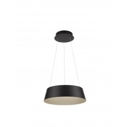 Triac Dimmable Sandy Black Aluminium Outside Champaign Gold Inside LED 42 Watt 230 Volt 1279Lm 3000K IP20 D: 42 H: 200 cm Adjus