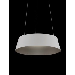 Triac Dimmable Sandy White Aluminium Outside Champaign Gold Inside LED 53 Watt 230 Volt 1982Lm 3000K IP20 D: 54 H: 200 cm Adjus