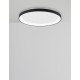 2700K Triac Dimmable Sandy Black Aluminium & Acrylic LED 30 Watt 230 Volt 1785Lm IP20 D: 38 H: 6 cm 