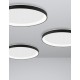 2700K Triac Dimmable Sandy Black Aluminium & Acrylic LED 50 Watt 230 Volt 3134Lm IP20 D: 58 H: 6 cm 