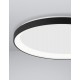 2700K Triac Dimmable Sandy Black Aluminium & Acrylic LED 50 Watt 230 Volt 3134Lm IP20 D: 58 H: 6 cm 