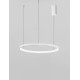 2700K Triac Dimmable Sandy White Aluminium & Acrylic LED 38 Watt 230 Volt 2175Lm IP20 D: 48 H: 150 cm Adjustable Height 