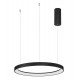 2700K Triac Dimmable Sandy Black Aluminium & Acrylic LED 38 Watt 230 Volt 2175Lm IP20 D: 48 H: 150 cm Adjustable Height 