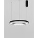 2700K Triac Dimmable Sandy Black Aluminium & Acrylic LED 38 Watt 230 Volt 2175Lm IP20 D: 48 H: 150 cm Adjustable Height 