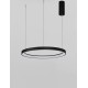 2700K Triac Dimmable Sandy Black Aluminium & Acrylic LED 38 Watt 230 Volt 2175Lm IP20 D: 48 H: 150 cm Adjustable Height 