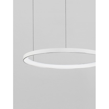 2700K Triac Dimmable Sandy White Aluminium & Acrylic LED 48 Watt 230 Volt 2773Lm IP20 D: 58 H: 150 cm Adjustable Height 