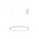 2700K Triac Dimmable Sandy White Aluminium & Acrylic LED 48 Watt 230 Volt 2773Lm IP20 D: 58 H: 150 cm Adjustable Height 