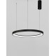 2700K Triac Dimmable Sandy Black Aluminium & Acrylic LED 48 Watt 230 Volt 2773Lm IP20 D: 58 H: 150 cm Adjustable Height 