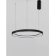 2700K Triac Dimmable Sandy Black Aluminium & Acrylic LED 48 Watt 230 Volt 2773Lm IP20 D: 58 H: 150 cm Adjustable Height 