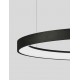 2700K Triac Dimmable Sandy Black Aluminium & Acrylic LED 48 Watt 230 Volt 2773Lm IP20 D: 58 H: 150 cm Adjustable Height 