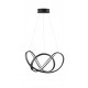 Triac Dimmable Sandy Black Aluminium & Acrylic LED 45 Watt 230 Volt 1720Lm 3000K IP20 D: 55 H: 120 cm Adjustable Height 