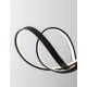 Triac Dimmable Sandy Black Aluminium & Acrylic LED 45 Watt 230 Volt 1720Lm 3000K IP20 D: 55 H: 120 cm Adjustable Height 