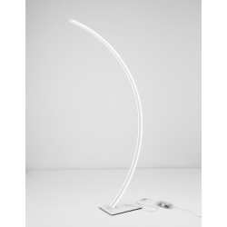 Dimmable Sandy White Aluminium & Acrylic LED 40 Watt 230 Volt 2120Lm 3000K IP20 Cable Length: 230 cm L: 20 W: 56 H: 150 cm 