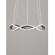 Triac Dimmable Black Aluminium & Acrylic LED 27 Watt 230 Volt 1894Lm 3000K IP20 D: 45 H: 120 cm Adjustable Height 