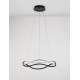 Triac Dimmable Black Aluminium & Acrylic LED 34 Watt 230 Volt 2482Lm 3000K IP20 D: 60 H: 120 cm Adjustable Height 