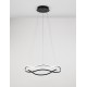 Triac Dimmable Black Aluminium & Acrylic LED 34 Watt 230 Volt 2482Lm 3000K IP20 D: 60 H: 120 cm Adjustable Height 