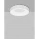 Triac Dimmable Sandy White Aluminium & Acrylic LED 30 Watt 230 Volt 1845Lm 3000K IP20 D: 38 H: 9 cm 