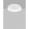 Triac Dimmable Sandy White Aluminium & Acrylic LED 30 Watt 230 Volt 1845Lm 3000K IP20 D: 38 H: 9 cm
