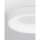 Triac Dimmable Sandy White Aluminium & Acrylic LED 30 Watt 230 Volt 1845Lm 3000K IP20 D: 38 H: 9 cm 