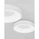 Triac Dimmable Sandy White Aluminium & Acrylic LED 30 Watt 230 Volt 1845Lm 3000K IP20 D: 38 H: 9 cm 