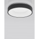 Triac Dimmable Sandy Black Aluminium & Acrylic LED 30 Watt 230 Volt 1845Lm 3000K IP20 D: 38 H: 9 cm 
