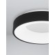 Triac Dimmable Sandy Black Aluminium & Acrylic LED 30 Watt 230 Volt 1845Lm 3000K IP20 D: 38 H: 9 cm 