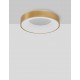 Triac Dimmable Brushed Gold Aluminium & Acrylic LED 30 Watt 230 Volt 1845Lm 3000K IP20 D: 38 H: 9 cm 